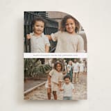"Deux" - Holiday Cards in Cloud by Nicole Walsh - Front