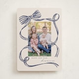 "Neddy" - Holiday Cards in Blue Spruce by Carrie ONeal - Front