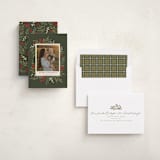 "Holly + Olive" - Holiday Cards in Wreath by Wildfield Paper Co - Assembled
