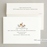"Woodland Folk" - Holiday Cards in Forest by Elly - FREE Recipient Addressing