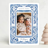 "Winter Botanical" - Holiday Cards in Porcelain by Elly - Front