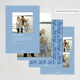 "Winter Botanical" - Holiday Cards in Porcelain by Elly - Back of Card Options