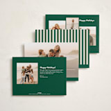 "Bold & Bright" - Holiday Cards in Mistletoe by Ekko Studio - Back of Card Options