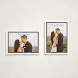 "Evermore" - Holiday Cards in Evergreen by Alston Foster - Photo Orientation Options