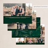 "Barking Fun" - Holiday Cards in Evergreen by Stephanie Given - Back of Card Options