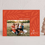 "Botanical Holiday" - Holiday Cards in Poinsettia by Alicia Schultz - Front