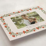 "wreath wrap" - Holiday Cards in Candied Apple by Jen Owens - Detail