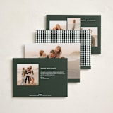 "Scattered Trees" - Holiday Cards in Fern by Michelle Taylor - Back of Card Options