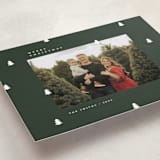"Scattered Trees" - Holiday Cards in Fern by Michelle Taylor - Detail