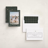 "Christmas Classic" - Holiday Cards in Deep Moss by Design Lotus - Assembled