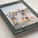 "Christmas Classic" - Holiday Cards in Deep Moss by Design Lotus - Detail