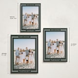 "Christmas Classic" - Holiday Cards in Deep Moss by Design Lotus - Formats Available