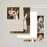 "Snow Flurries" - Holiday Cards in Powder by Wildfield Paper Co - Back of Card