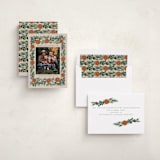 "Citrus Frame" - Holiday Cards in Hazelnut by Katharine Watson - Assembled