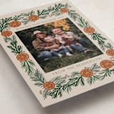 "Citrus Frame" - Holiday Cards in Hazelnut by Katharine Watson - Detail