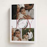 "Inner Pine Wreath" - Holiday Cards in Spruce by Paula Pecevich - Folded Card