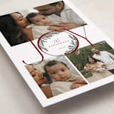 "Inner Pine Wreath" - Holiday Cards in Spruce by Paula Pecevich - Detail