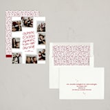 "Enjoying Every Moment" - Holiday Cards in Poinsettia by Jessie Steury - Assembled