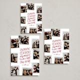 "Enjoying Every Moment" - Holiday Cards in Poinsettia by Jessie Steury - Formats Available