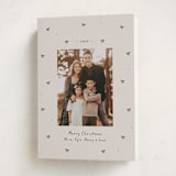 "Little bows" - Holiday Cards in Vanilla by Lea Delaveris - Folded Card
