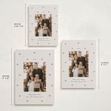 "Little bows" - Holiday Cards in Vanilla by Lea Delaveris - Formats Available