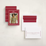 "Classic" - Holiday Cards in Crimson by Nicole Walsh - Assembled