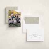 "Strand" - Holiday Cards in Cotton by Amy Kross - Assembled