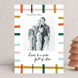 "Colorful Holiday Plaid" - Holiday Cards in Butterscotch by Ampersand Design Studio - Front