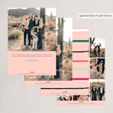 "Colorful Holiday Plaid" - Holiday Cards in Candy Apple by Ampersand Design Studio - Back of Card Options