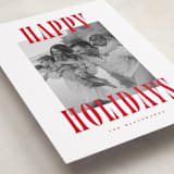 "Happy Holidays!" - Holiday Cards in Candy Cane by Wildfield Paper Co - Detail