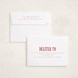 "Happy Holidays!" - Holiday Cards in Candy Cane by Wildfield Paper Co - FREE Recipient Addressing