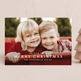 "The Merriest of Days" - Holiday Cards in Snowflake by Wildfield Paper Co - Front