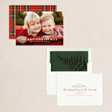 "The Merriest of Days" - Holiday Cards in Snowflake by Wildfield Paper Co - Assembled