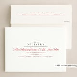 "The Merriest of Days" - Holiday Cards in Snowflake by Wildfield Paper Co - FREE Recipient Addressing