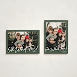 "Oh what fun script" - Holiday Cards in Forest by Karidy Walker - Photo Orientation Options