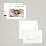 "love, hope & joy" - Holiday Cards in Coal by Kasia Labocki - Assembled