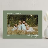 "Joy Ride" - Holiday Cards in Sage by Yaling Hou Suzuki - Front