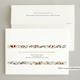 "Winter flora pattern" - Holiday Cards in Caramel by Tatjana Koraksic - FREE Recipient Addressing