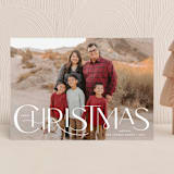 "Big Christmas" - Holiday Cards in Snow by Sarah Brown - Front