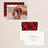 "Big Christmas" - Holiday Cards in Snow by Sarah Brown - Assembled