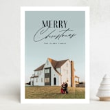 "Simply Typographic" - Holiday Cards in Noir by Jessica Corliss - Front