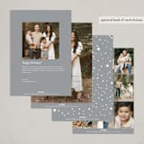 "Supreme elegance" - Holiday Cards in Snow by Jelena Vuletic - Back of Card Options