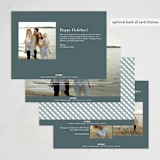 "together merry" - Holiday Cards in Stone Blue by Sara Hicks Malone - Back of Card Options