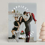 "Happiest circle" - Holiday Cards in Snow by Yaling Hou Suzuki - Front