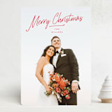 "Simply Charming" - Holiday Cards in Cherry by Design Lotus - Front