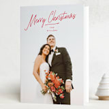 "Simply Charming" - Holiday Cards in Cherry by Design Lotus - Folded Card