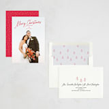 "Simply Charming" - Holiday Cards in Cherry by Design Lotus - Assembled