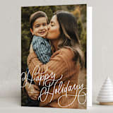 "swift" - Holiday Cards in Snow by Jackie Crawford - Folded Card