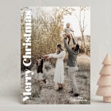 "Always Merry" - Holiday Cards in Snow by Angela Thompson - Front