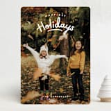 "Calder greeting" - Holiday Cards in Snow by Jennifer Wick - Front